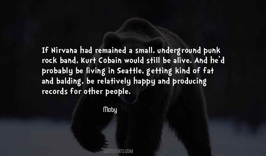 Underground Band Quotes #876654
