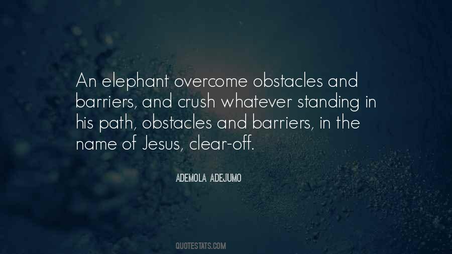 Quotes About Obstacles #1175644