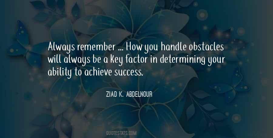 Quotes About Obstacles #1244378