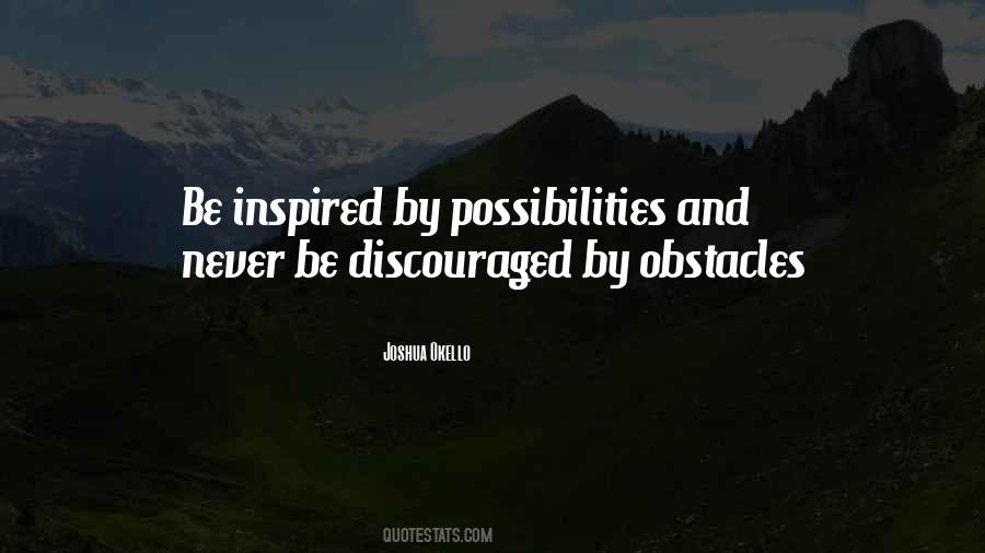 Quotes About Obstacles #1367956