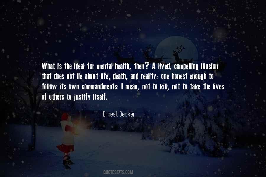 Life Mental Health Quotes #1618968