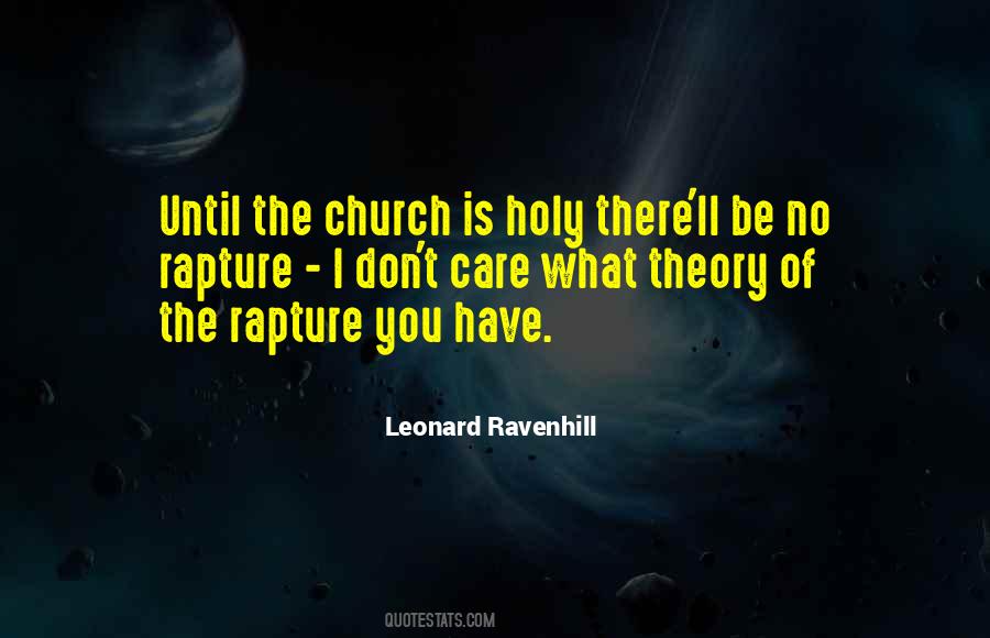 Quotes About The Rapture Of The Church #945437