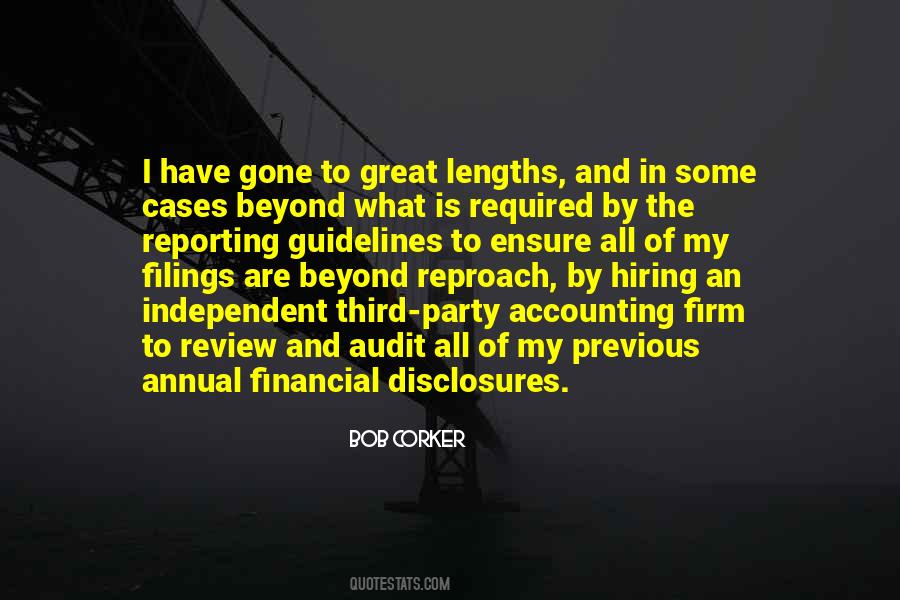 Quotes About Financial Reporting #432752