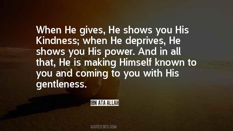 Kindness And Gentleness Quotes #962058