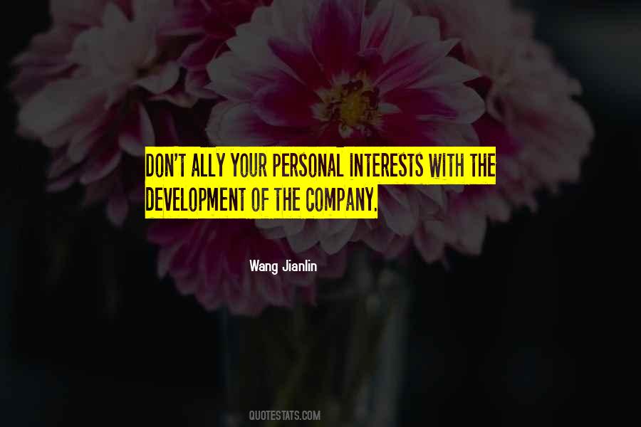 Quotes About Interests #59523 Quotes About Interests #59523