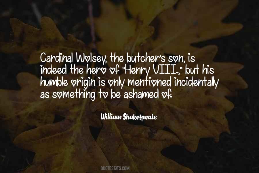 Quotes About Cardinal Wolsey #855377