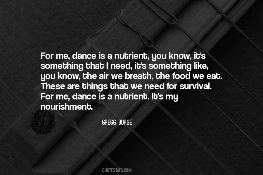 Survival Food Quotes #1229208