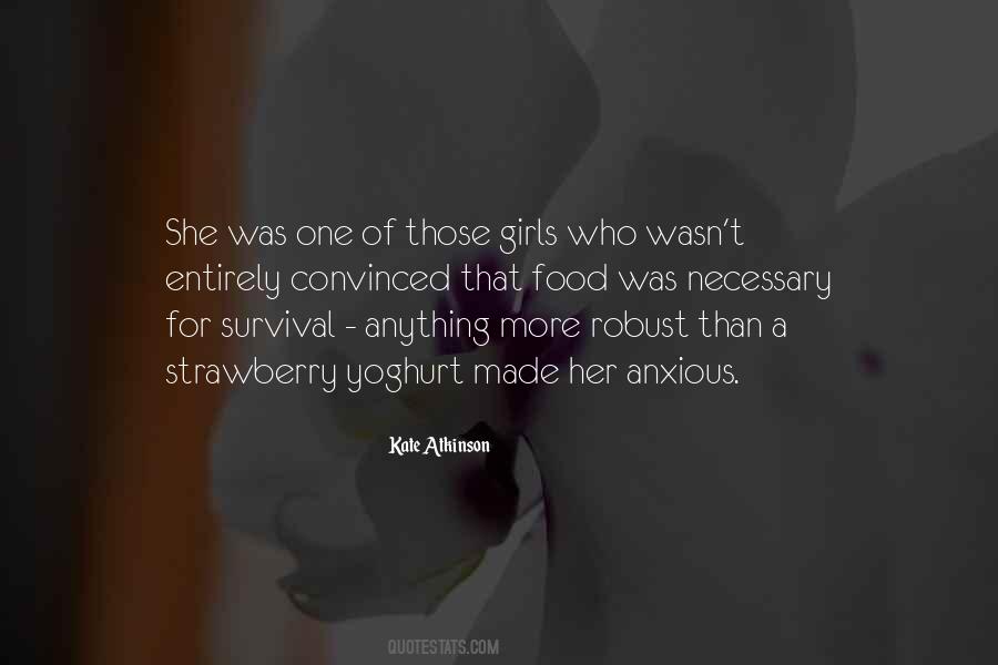 Survival Food Quotes #739690