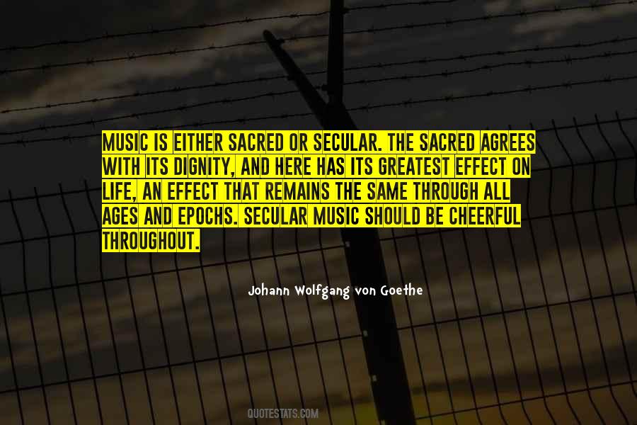 Quotes About Music Goethe #219467