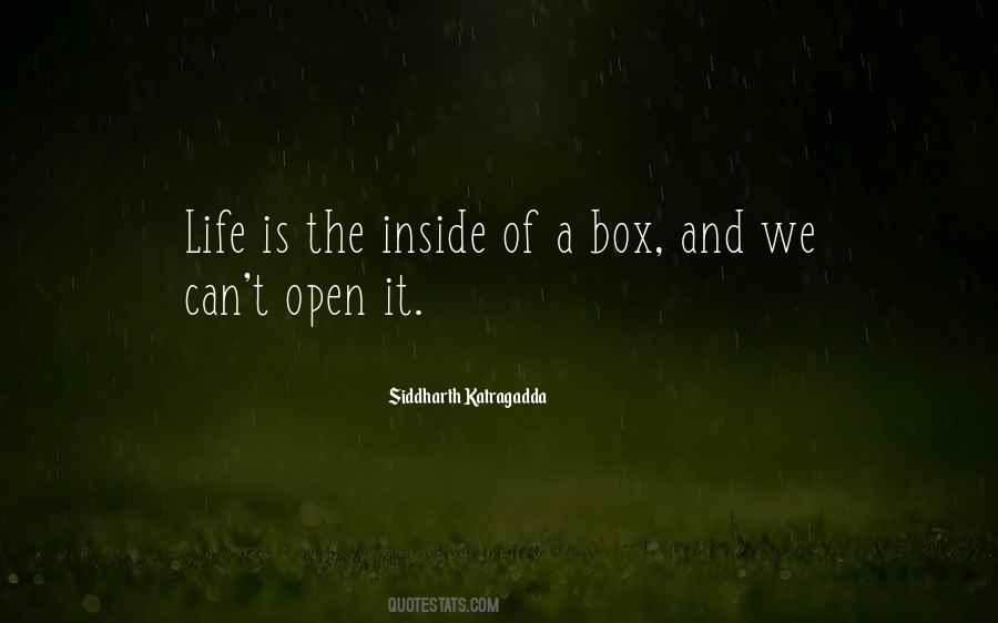 Quotes About Inside The Box #1214800