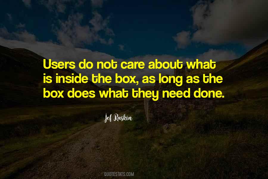 Quotes About Inside The Box #1877061
