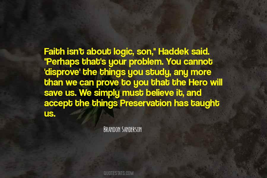 Problem Faith Quotes #1482118