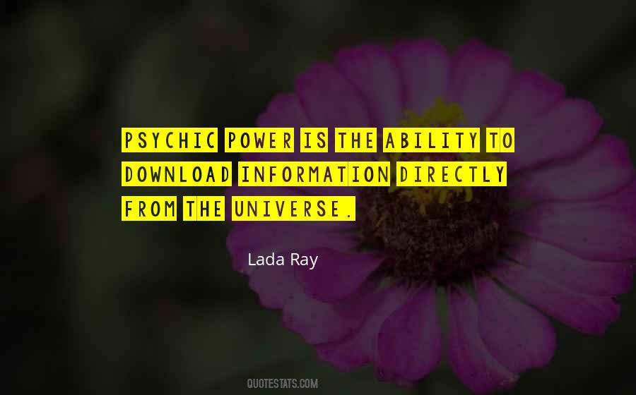 Quotes About Having Powers #11465