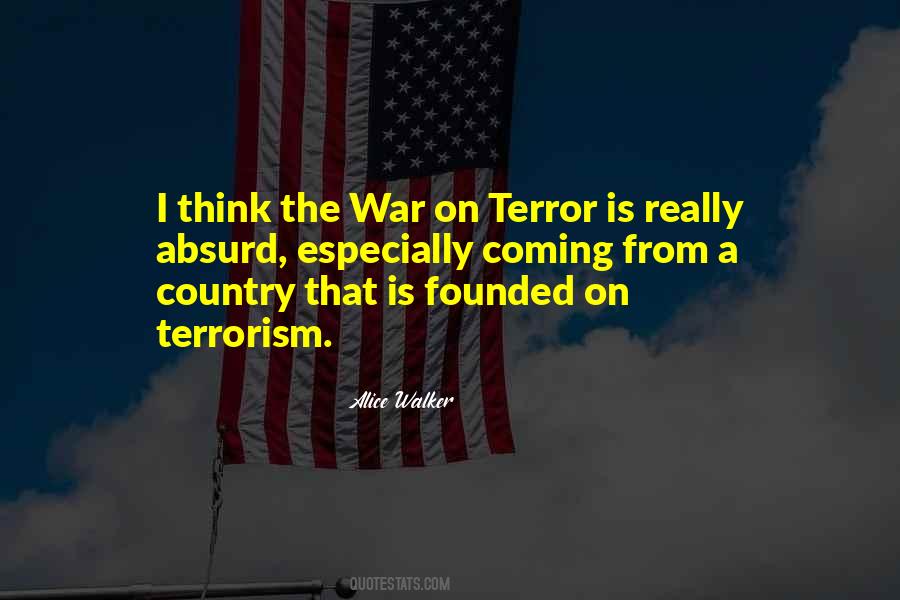 War On Terrorism Quotes #217233