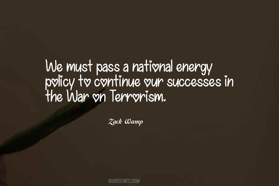 War On Terrorism Quotes #887306