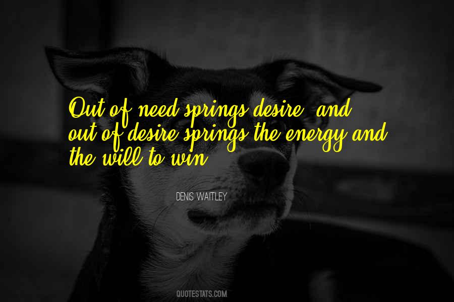 Quotes About The Desire To Win #864843