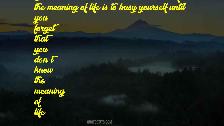 Quotes About The Meaning Of Life #1836222