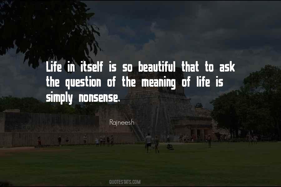 Quotes About The Meaning Of Life #980273