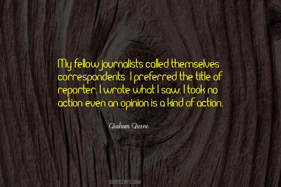 Quotes About Correspondents #1286031