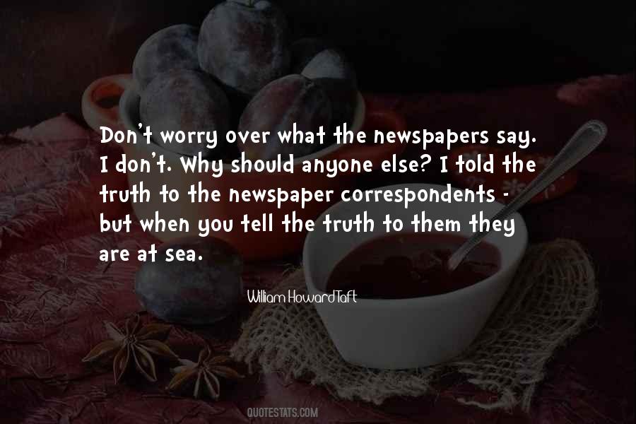 Quotes About Correspondents #399894