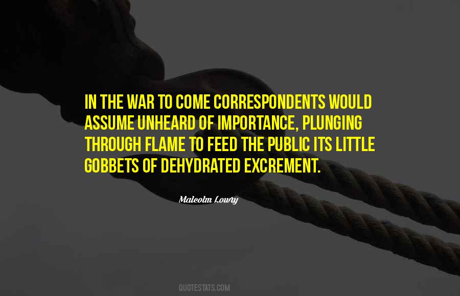 Quotes About Correspondents #968365