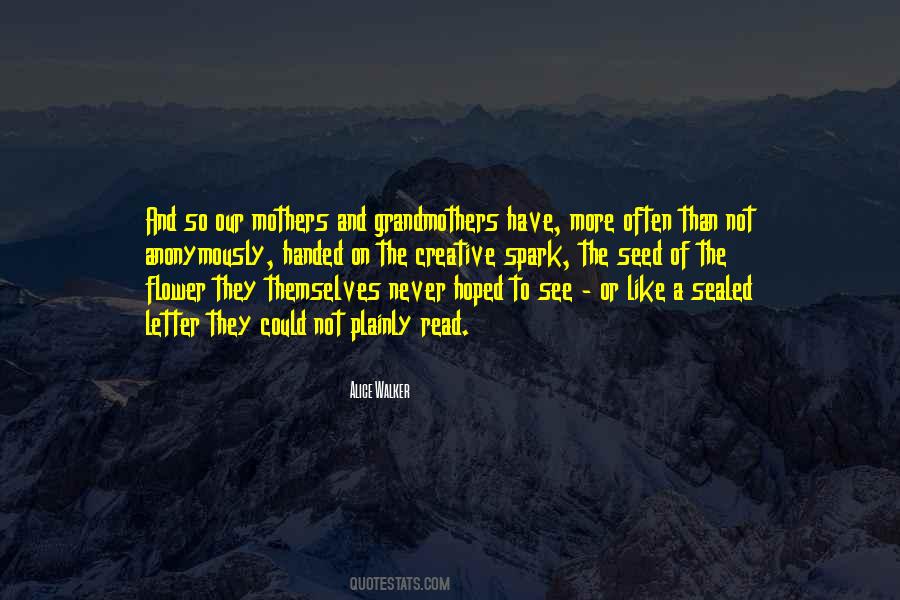 Creative Mothers Quotes #107731