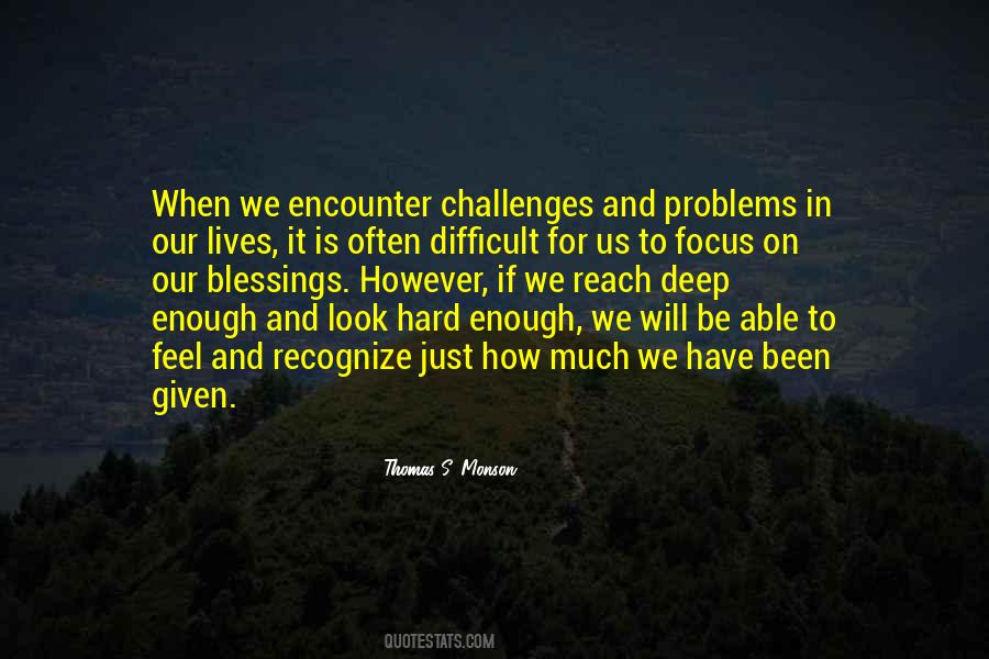 Difficult Problems Quotes #1035794