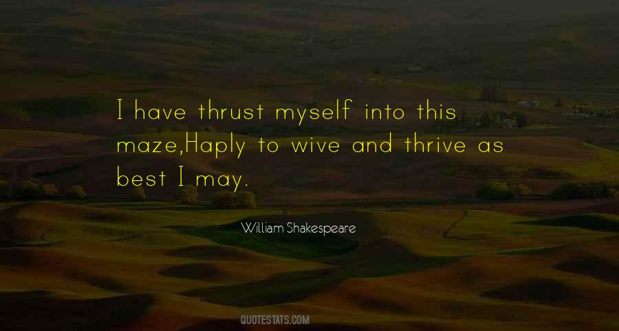 Quotes About Thrive #97073