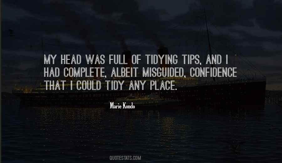 Quotes About Tidying #1661291