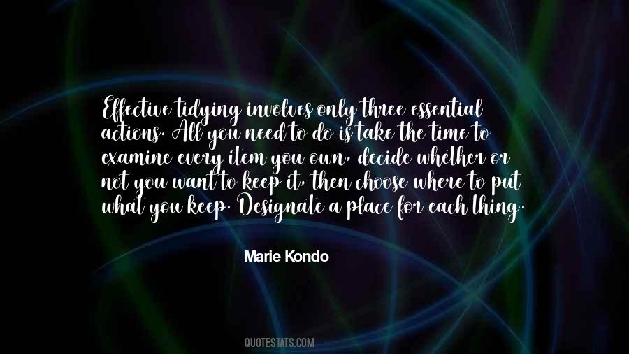 Quotes About Tidying #236837