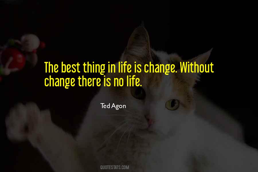 Life Without Change Quotes #371565