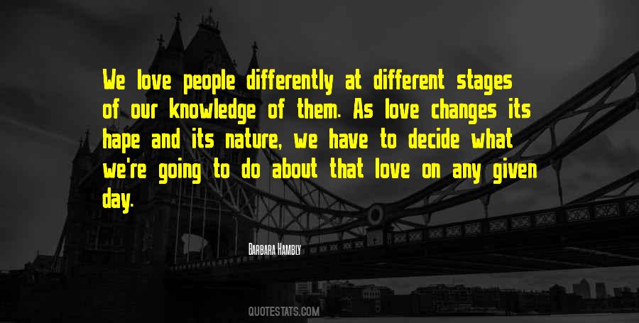 Quotes About Stages Of Love #1480402