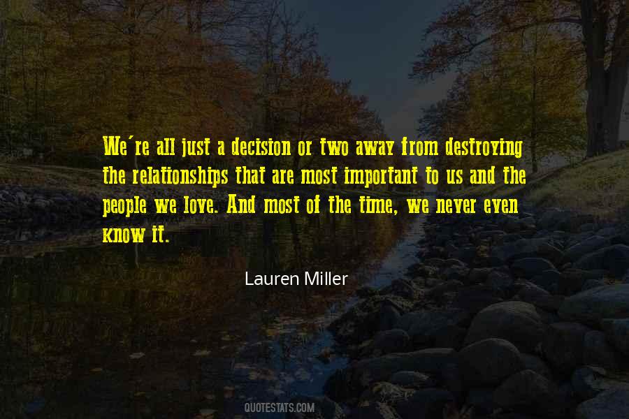 Quotes About Destroying Love #452513