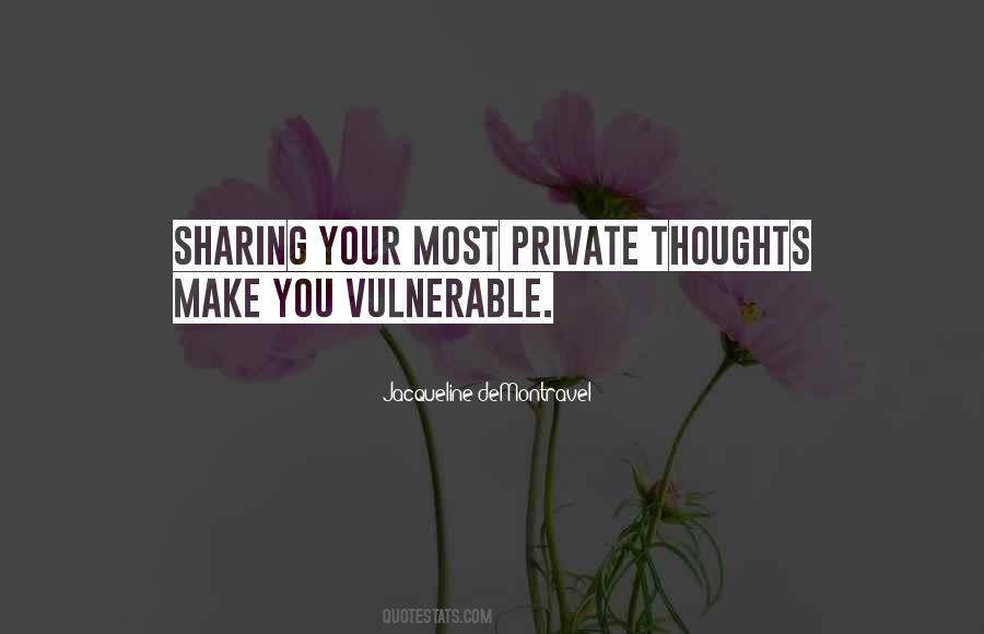 Quotes About Private Thoughts #501714