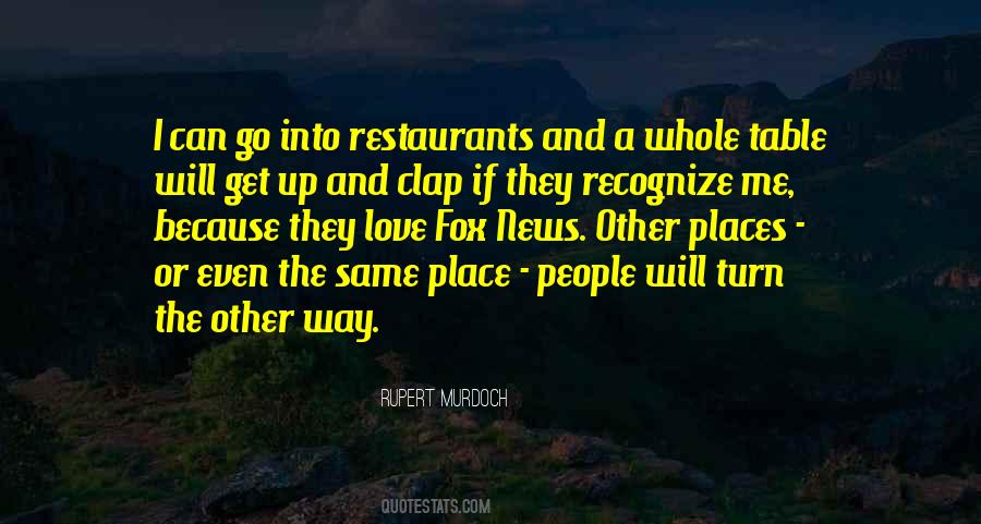 Quotes About Restaurants #284569 Quotes About Restaurants #284569