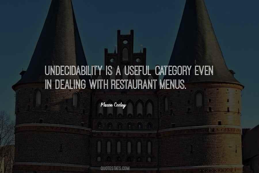 Quotes About Restaurants #333224 Quotes About Restaurants #333224