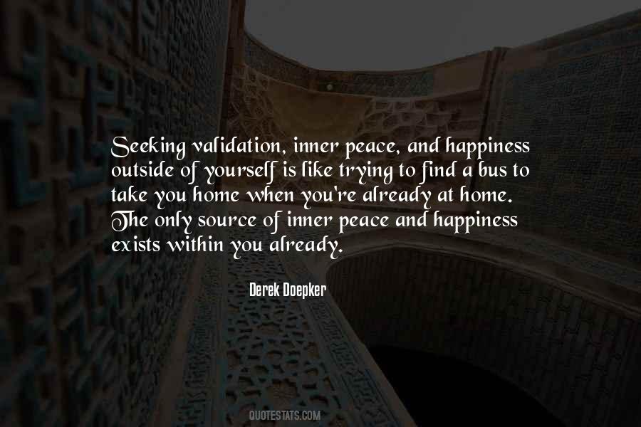 Quotes About Peace And Happiness #1135455
