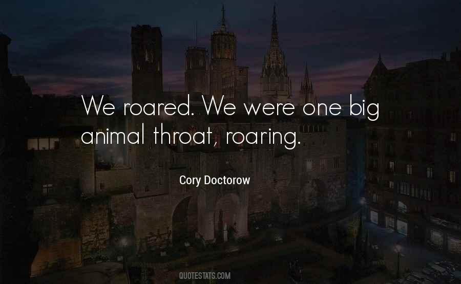 Quotes About Roaring #1605608