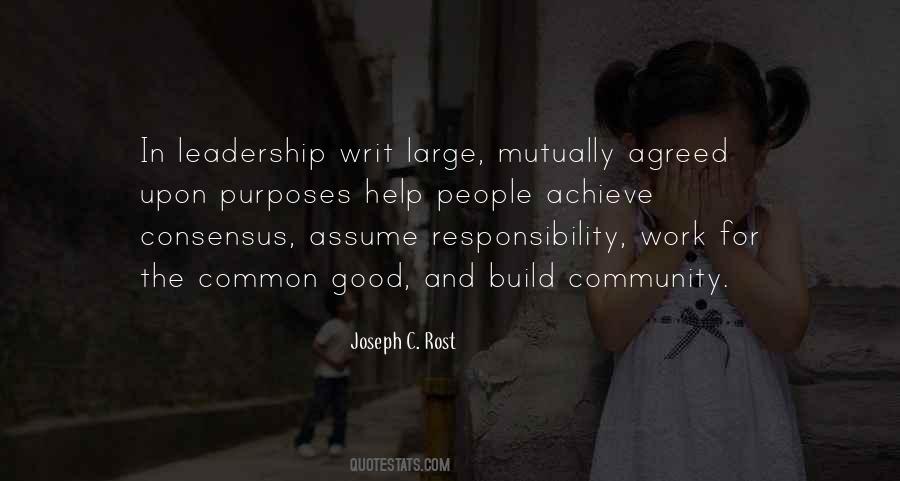 Quotes About Responsibility And Leadership #1564420