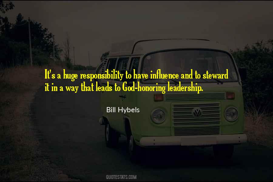 Quotes About Responsibility And Leadership #1811411