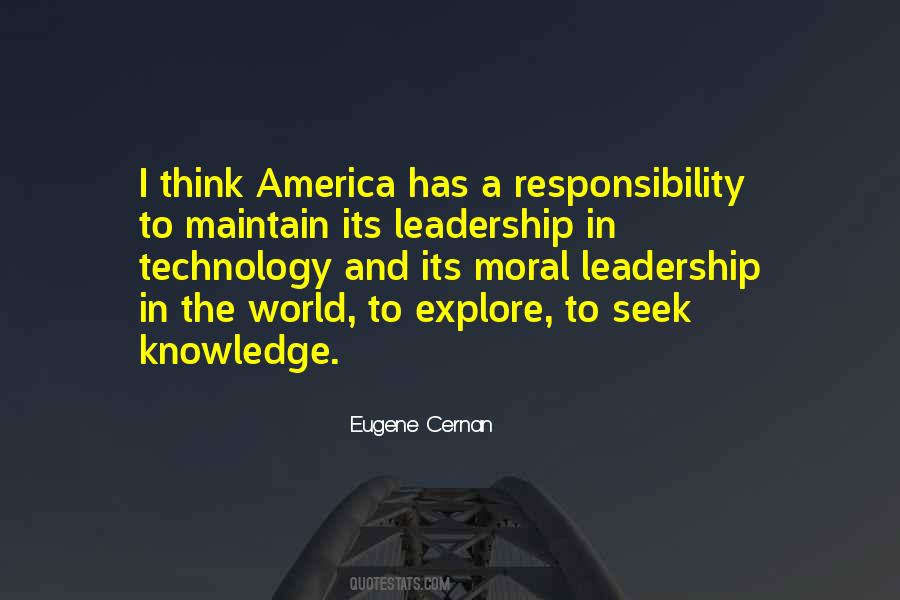 Quotes About Responsibility And Leadership #333809