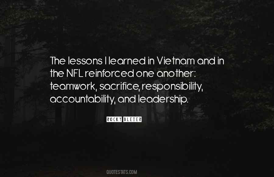 Quotes About Responsibility And Leadership #878832