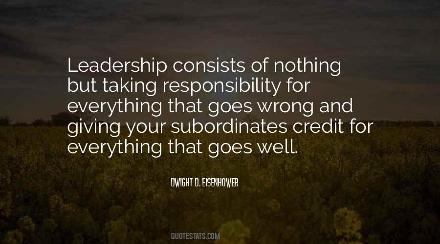 Quotes About Responsibility And Leadership #998194