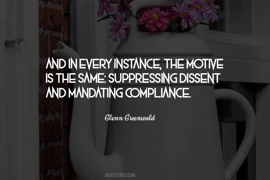 Quotes About Non Compliance #285735