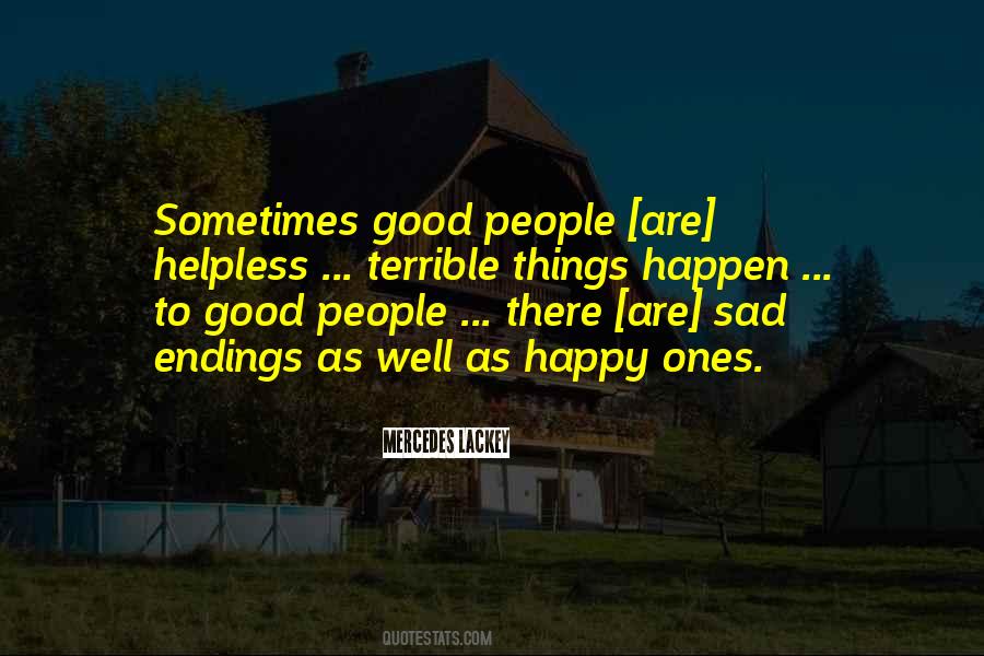 Quotes About Sad Endings #1058158