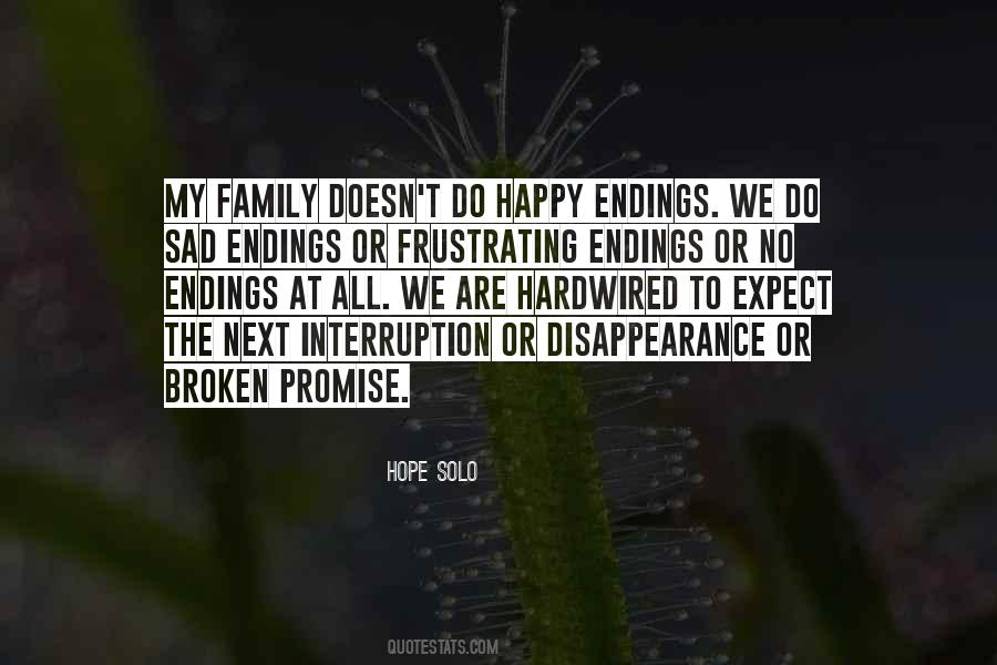 Quotes About Sad Endings #1503563