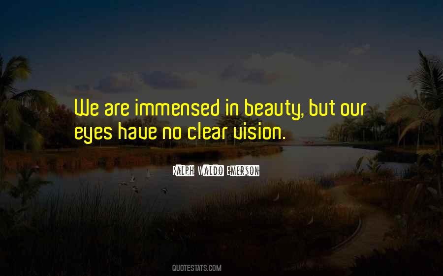 Quotes About Clear Vision #738797