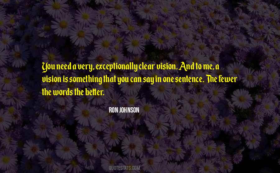 Quotes About Clear Vision #849743