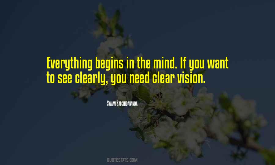 Quotes About Clear Vision #971065