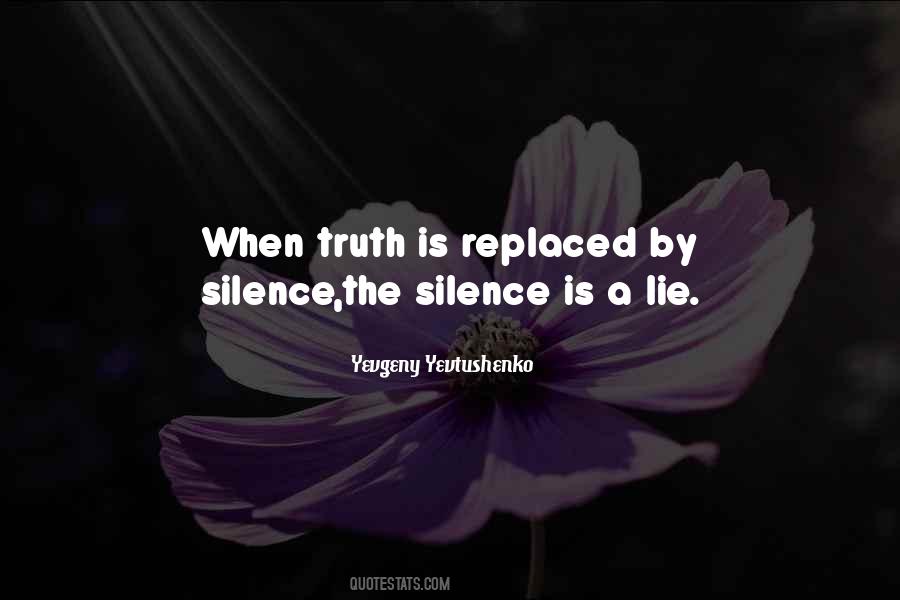 Lie Truth Quotes #121756